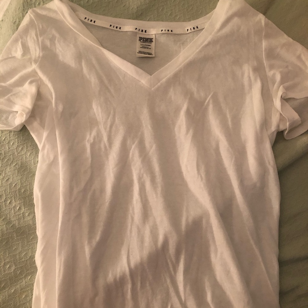 PINK V-neck t shirt